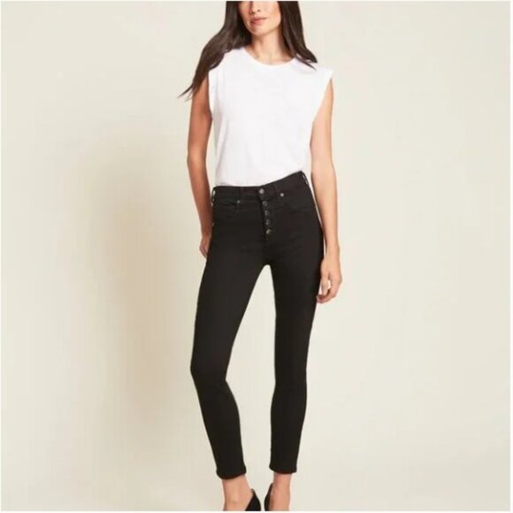 Veronica Beard Debbie Ankle Skinny High Rise Jeans Stretch Size 30 Chic Staple - Picture 1 of 10